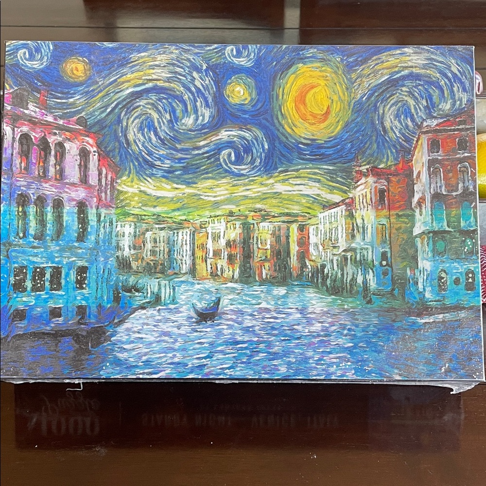 Starry Night Venice, Italy Puzzle 1000 Pieces (NWT)